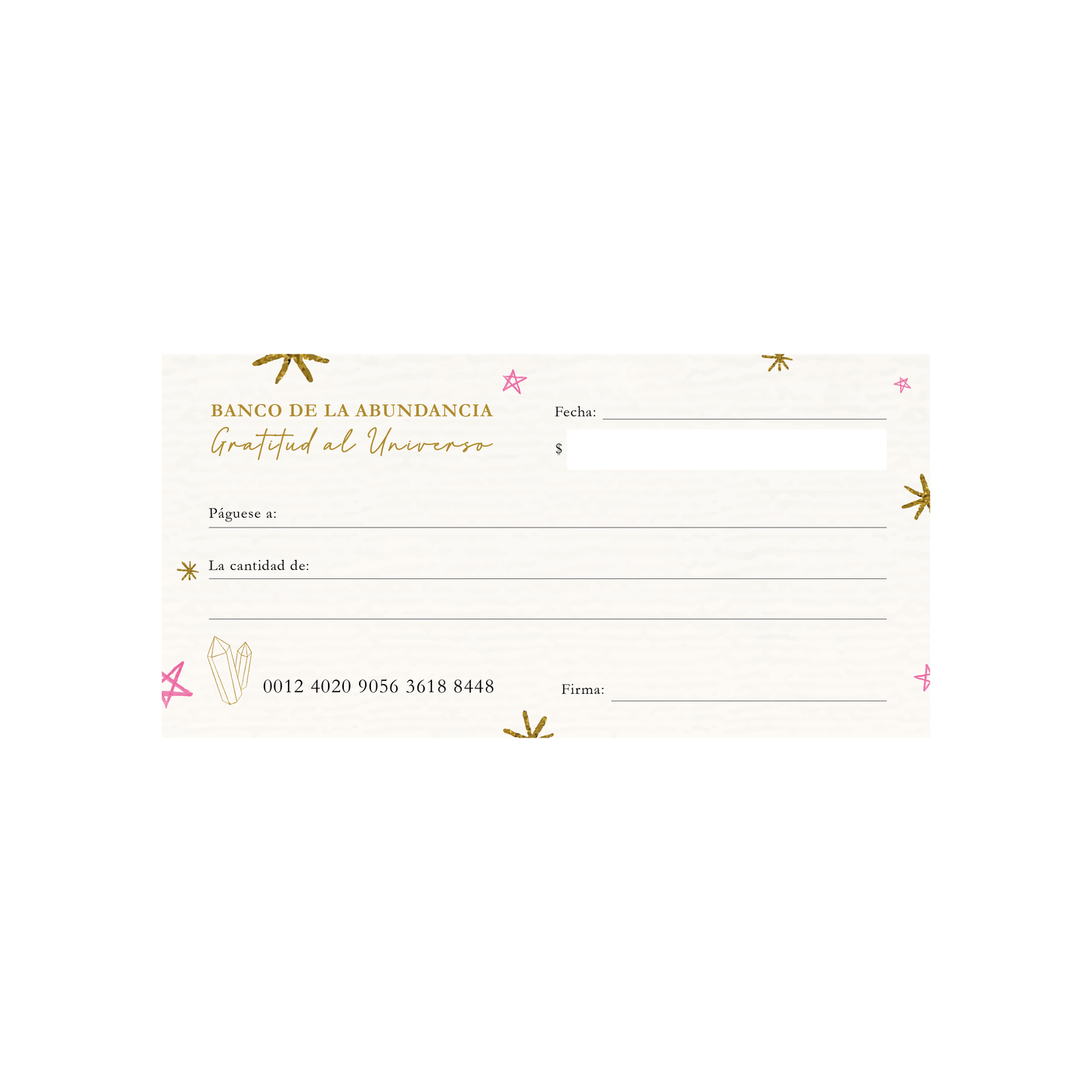 Cheque de la Abundancia