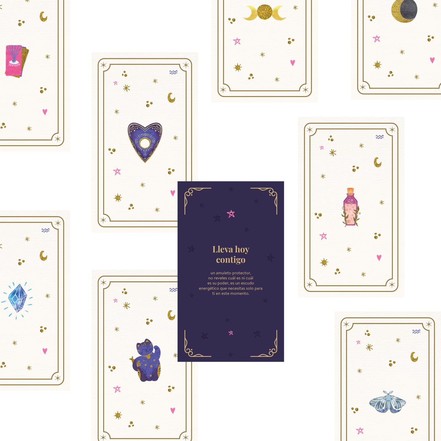 Set de cartas Abundancia & Gratitud