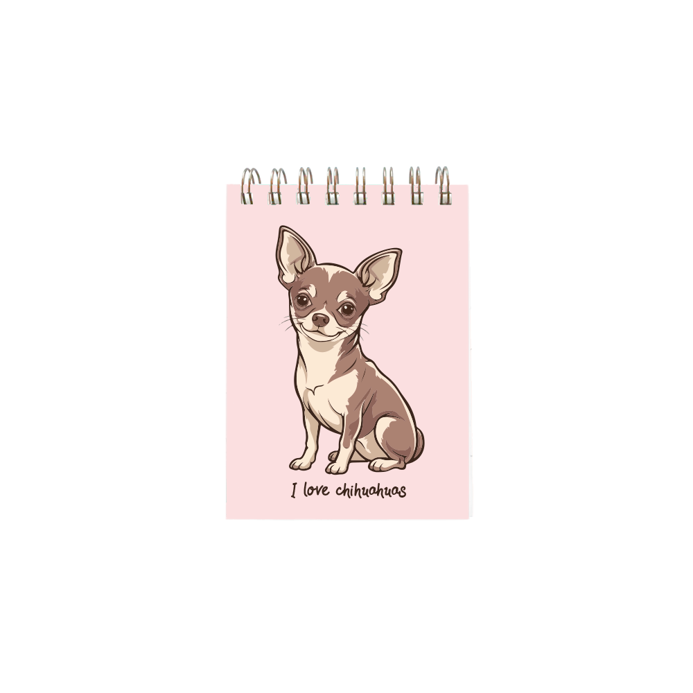 Croquera Love Chihuahua