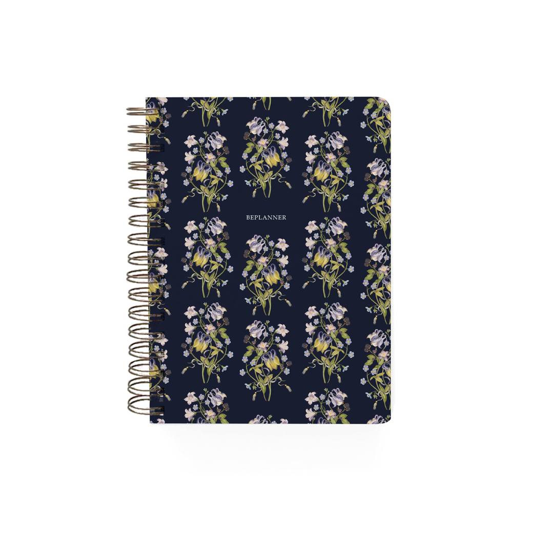 Planner Flores Blue Garden
