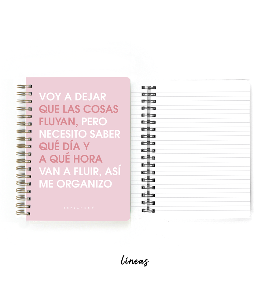 Cuaderno Fluye Rose