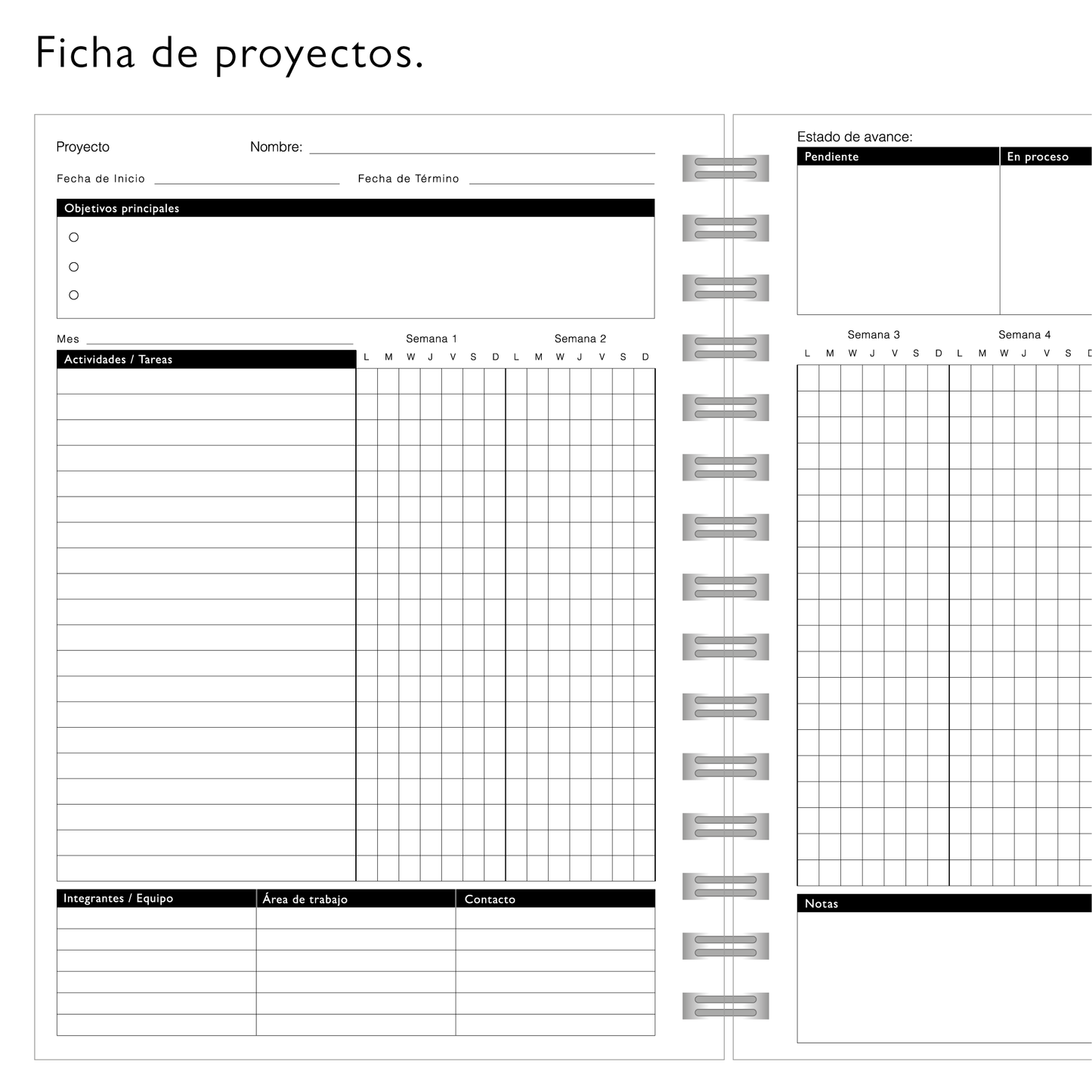 Planner Pro Rojo