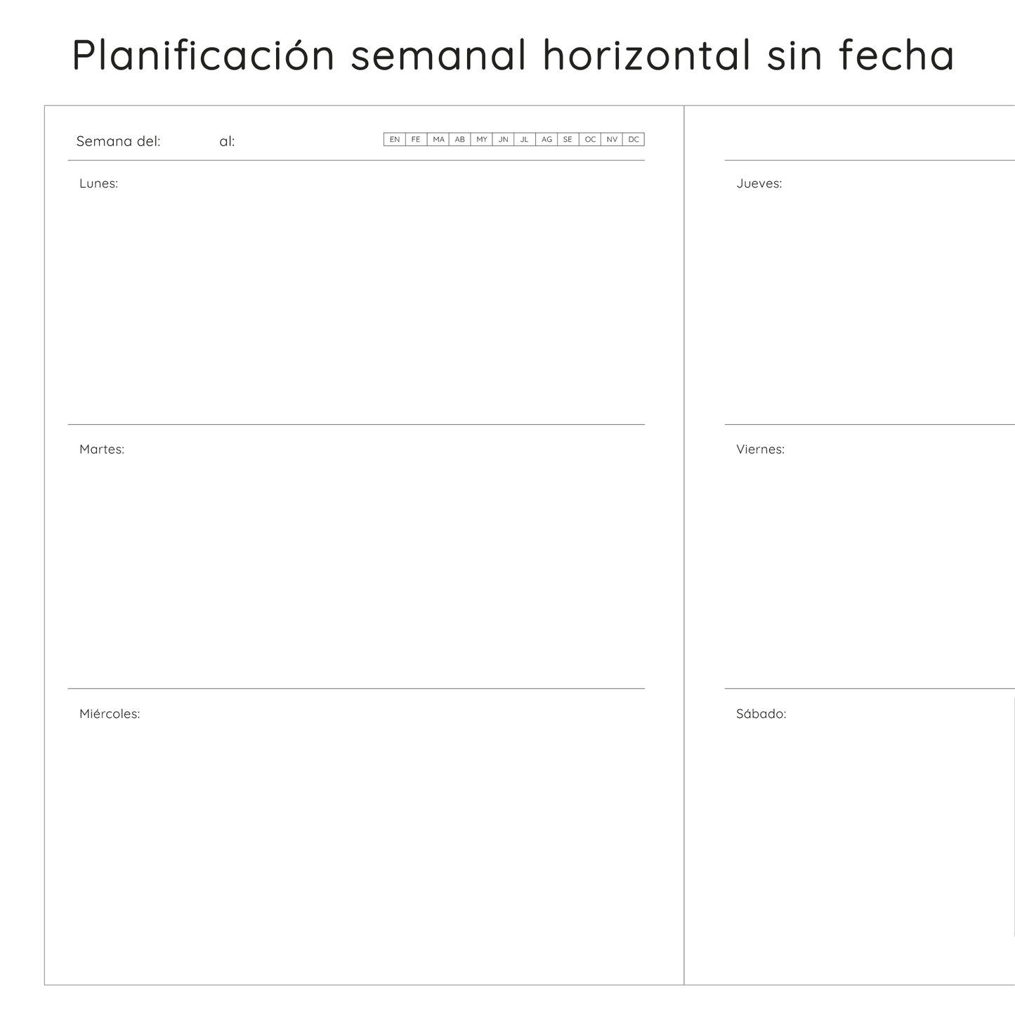 Planner semanal Dala Grulla (falla de laminado en tapa)