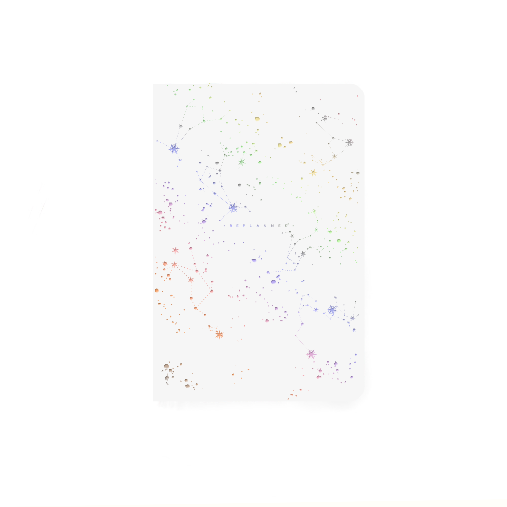 LIBRETA CONSTELACIÓN BLANCA HOLO