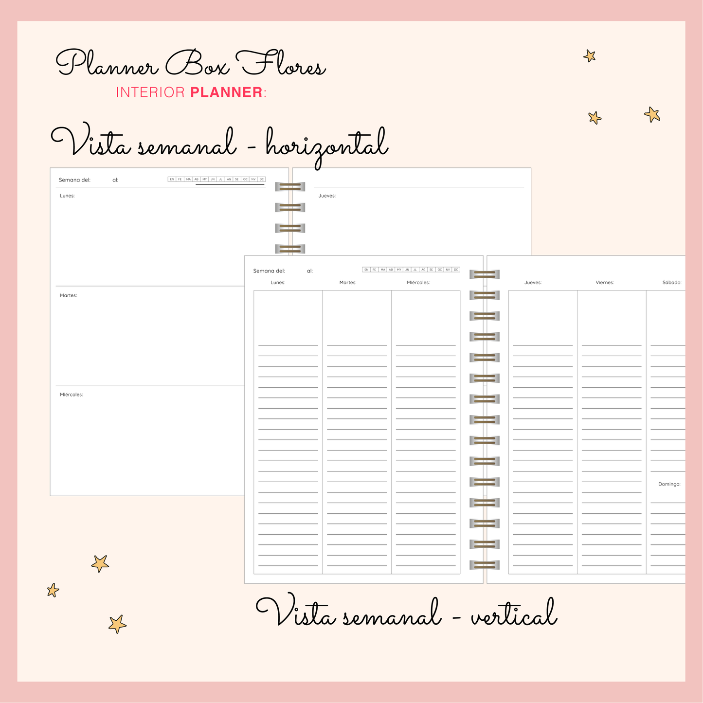 PLANNER BOX FLORES XL