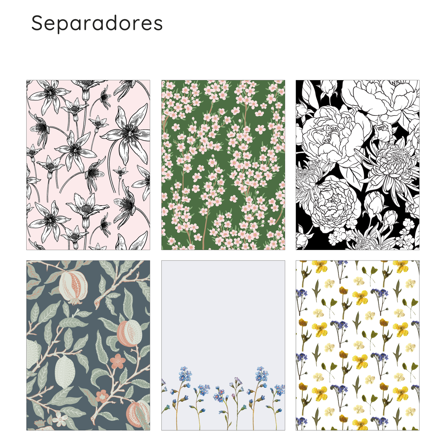 Planner Flores Red Garden