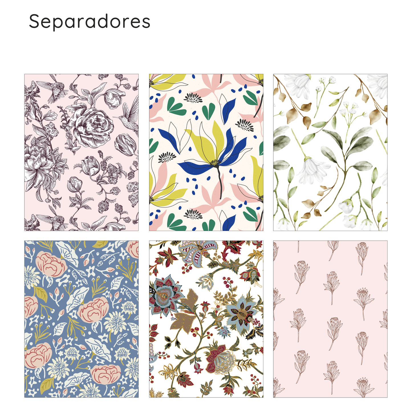 Planner Flores Red Garden