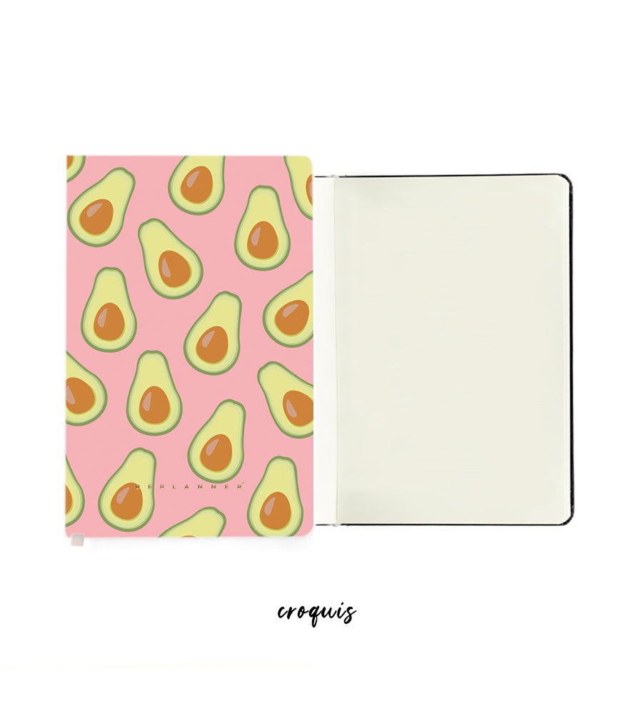 LIBRETA AVOCADO ROSE