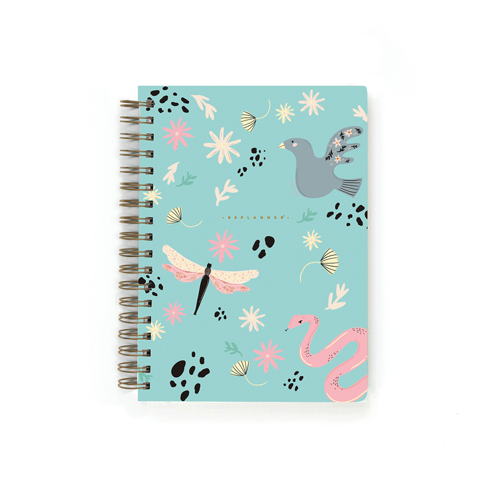Cuaderno Blue Garden Beplanner