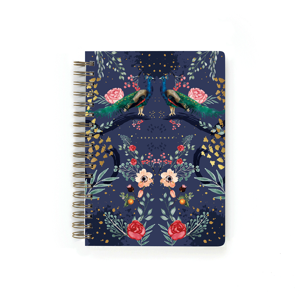 Cuaderno Pavo Real Blue Beplanner