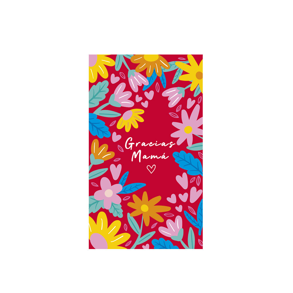 Tarjeta Gracias Mamá Flores