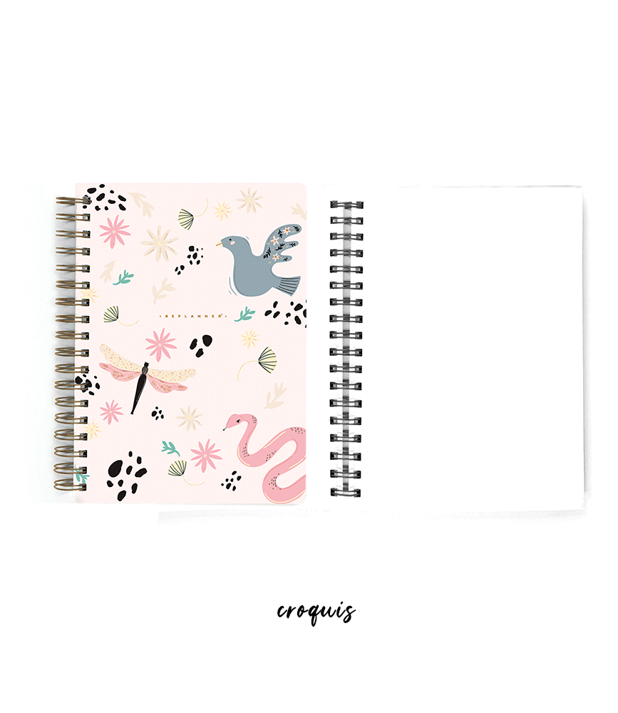 Cuaderno Pink Garden