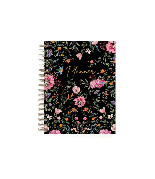 Planner Inspira Black Rose