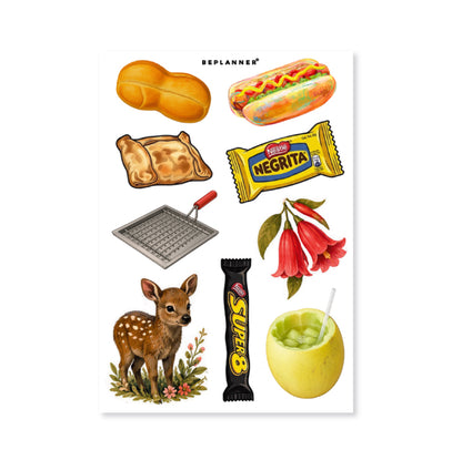 Sticker UV Chile lindo