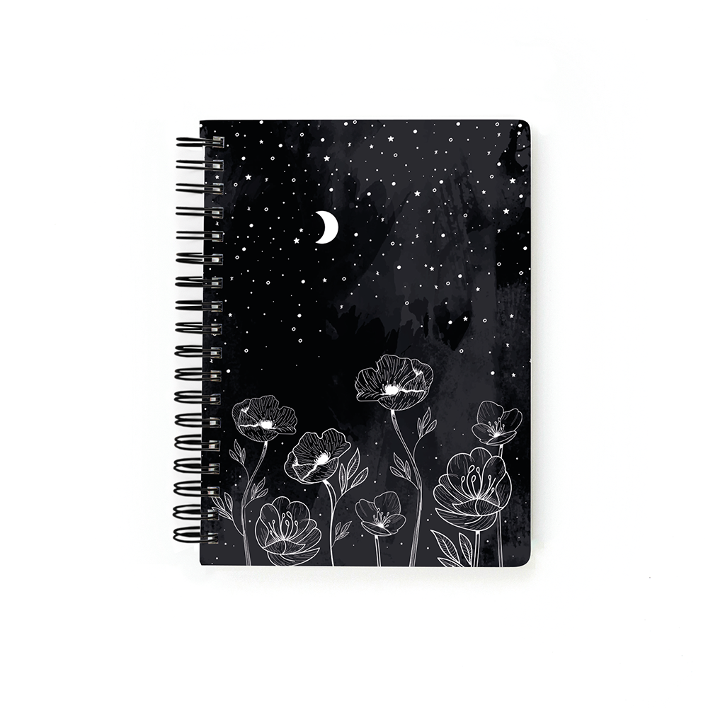 Cuaderno Flores Noche
