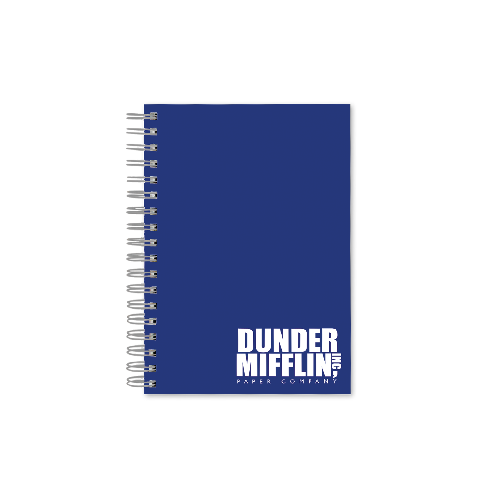 Cuaderno Dunder Mifflin azul