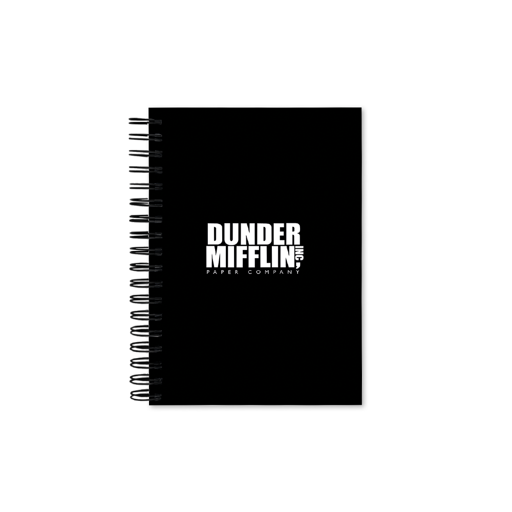 Cuaderno Dunder Mifflin negro