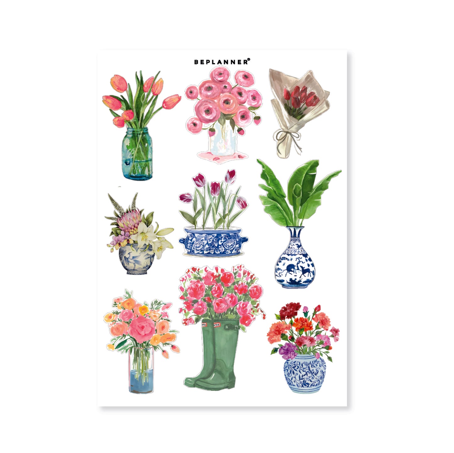 Sticker UV Flores