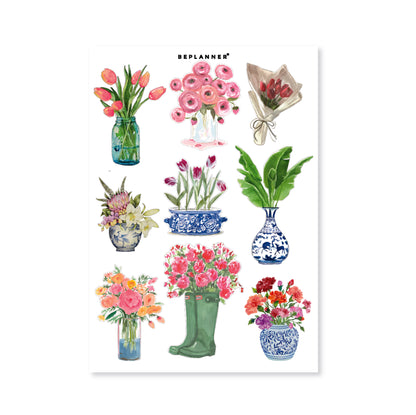 Sticker UV Flores