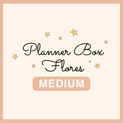 PLANNER BOX FLORES MEDIUM