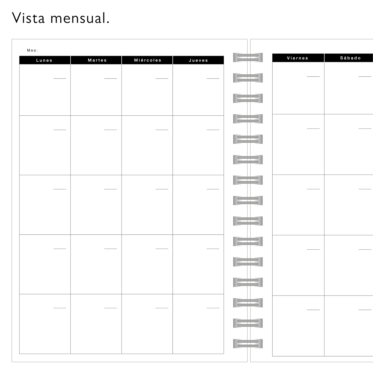 Planner Pro Negro