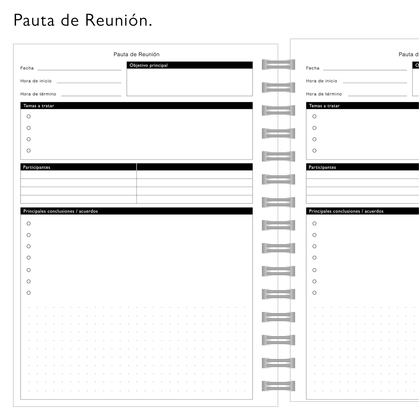 Planner Pro Negro