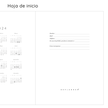 Planner semanal Dala Corazón