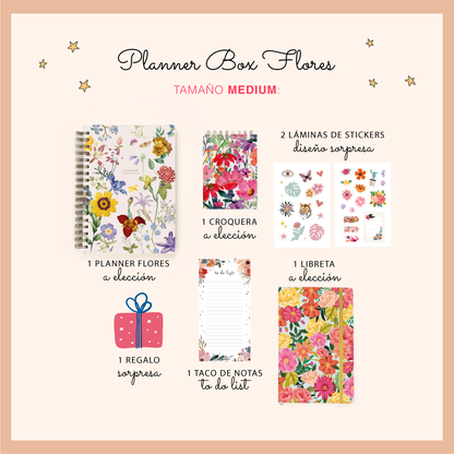 PLANNER BOX FLORES MEDIUM