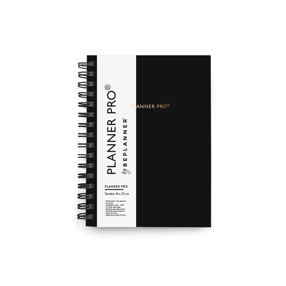 Planner Pro Negro