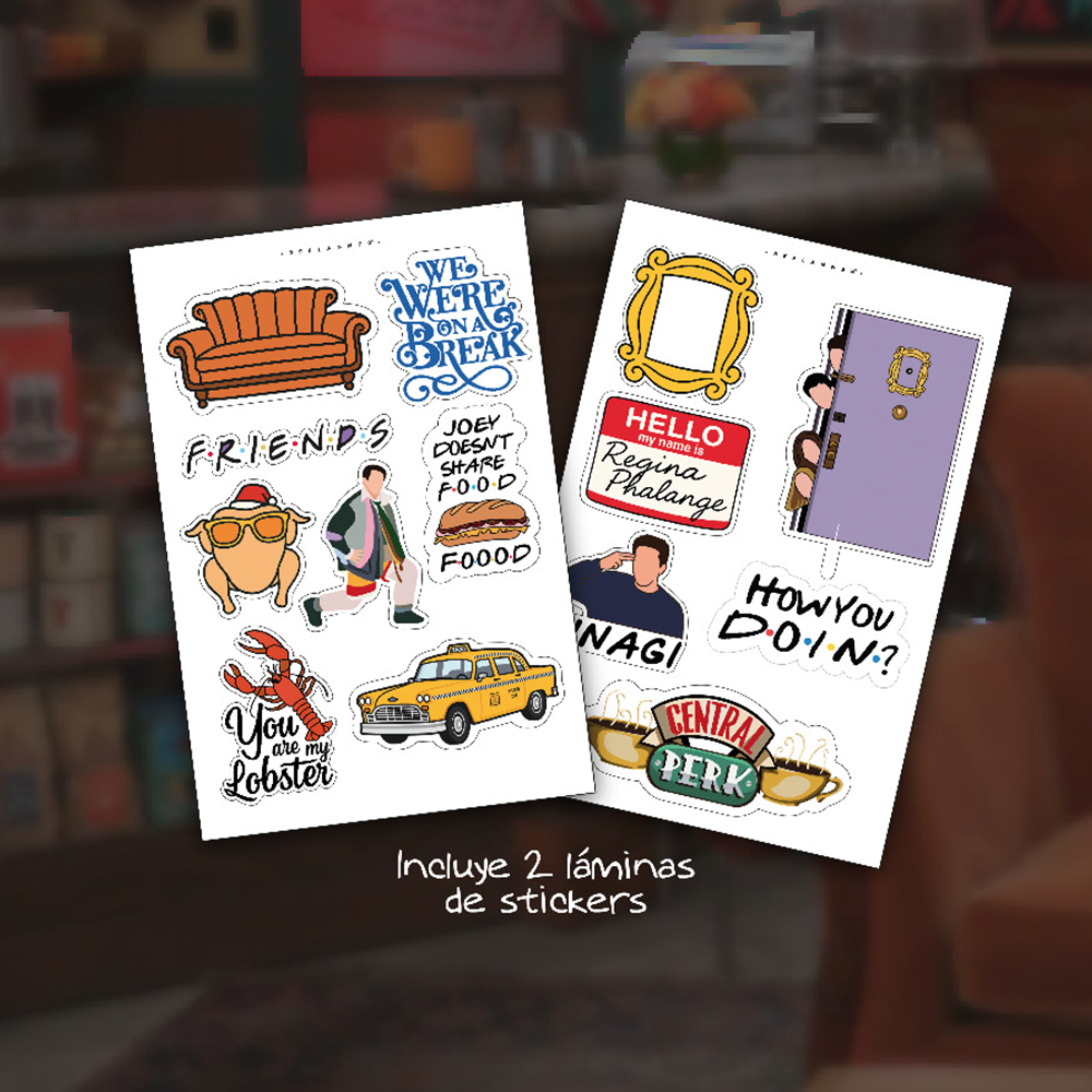 Cuaderno Central Perk morado