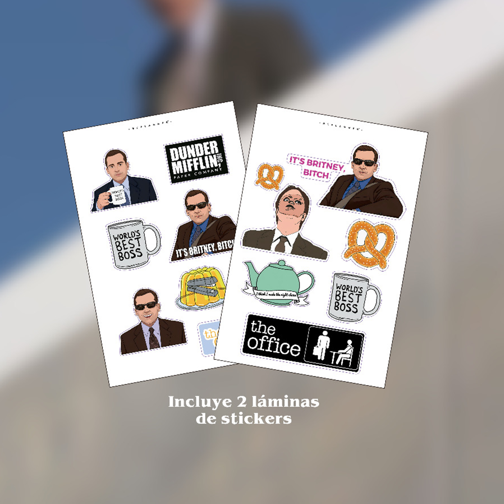 Cuaderno Dunder Mifflin negro