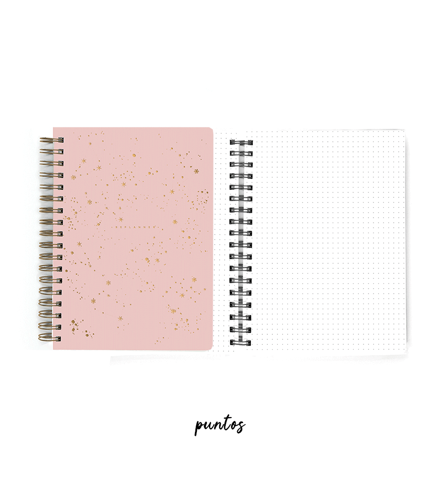 Cuaderno Constelación Gold - puntos