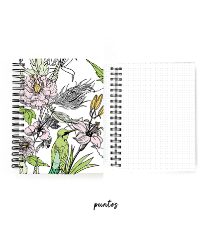 Cuaderno Colibrí Dibujo