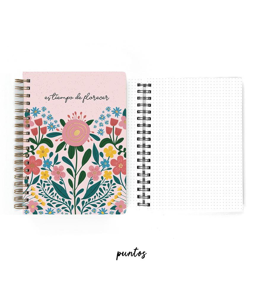 Cuaderno Florecer - puntos
