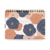 Organizador duo Flores azul