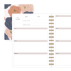Planner Inspira Flores azul Empastado