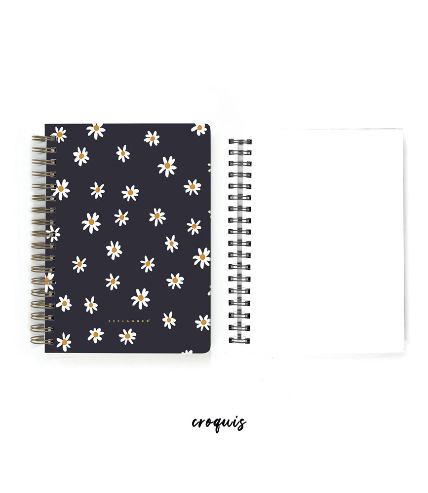 CuadernO MARGARITAS AZUL