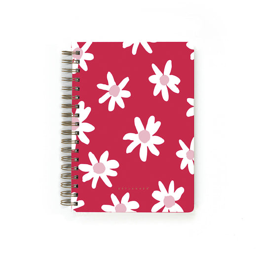 Cuaderno Margaritas Rojas