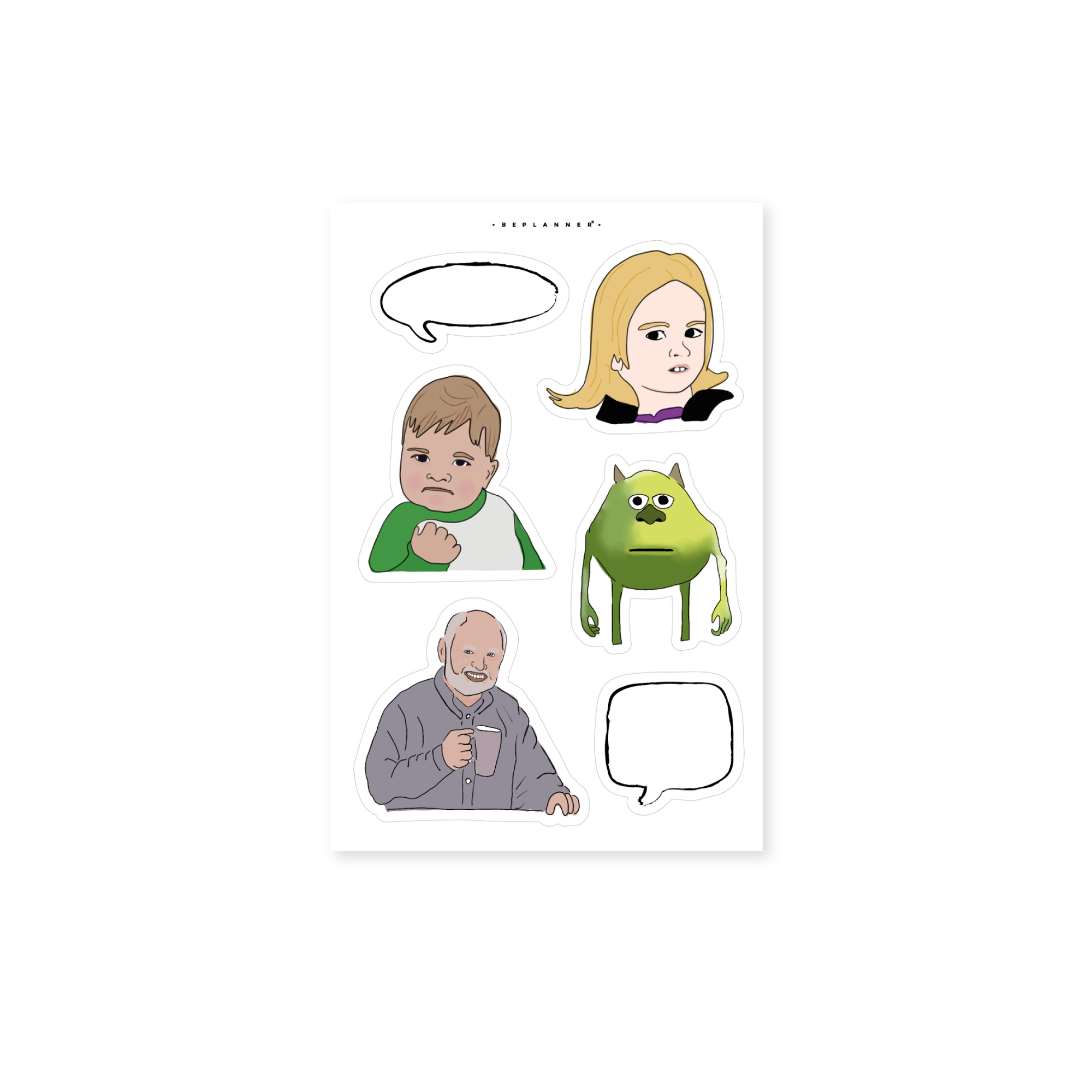 Comprando Sticker Meme Sticker Random Meme - Beplanner.cl