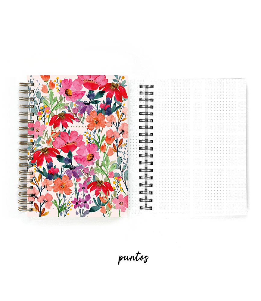 Cuaderno Red Garden - puntos