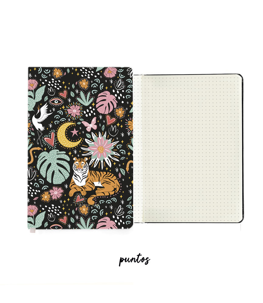 Libreta Tigre Black - puntos