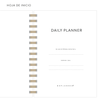 Daily Planner Flores Rojas